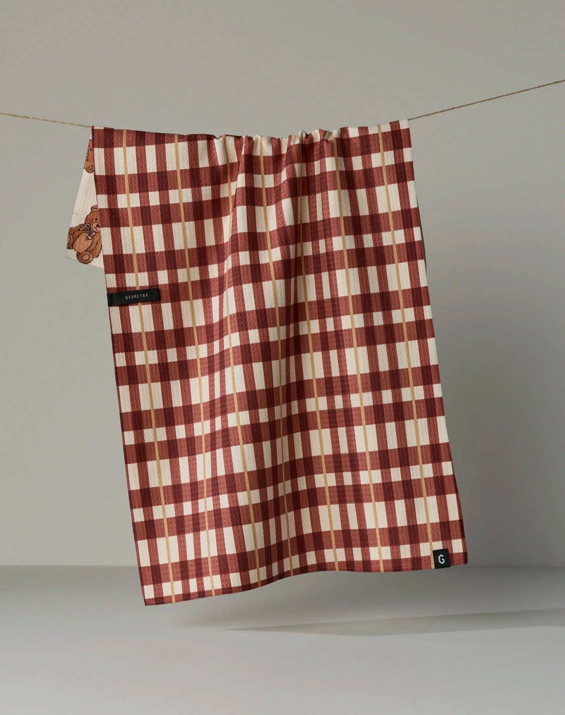 Plaid Teddy Luxe Kitchen Towel