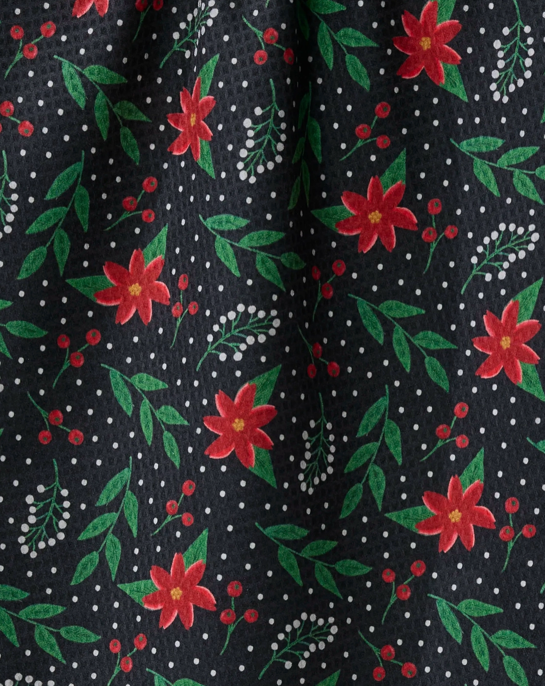 Winter Bloom Luxe Kitchen Towel