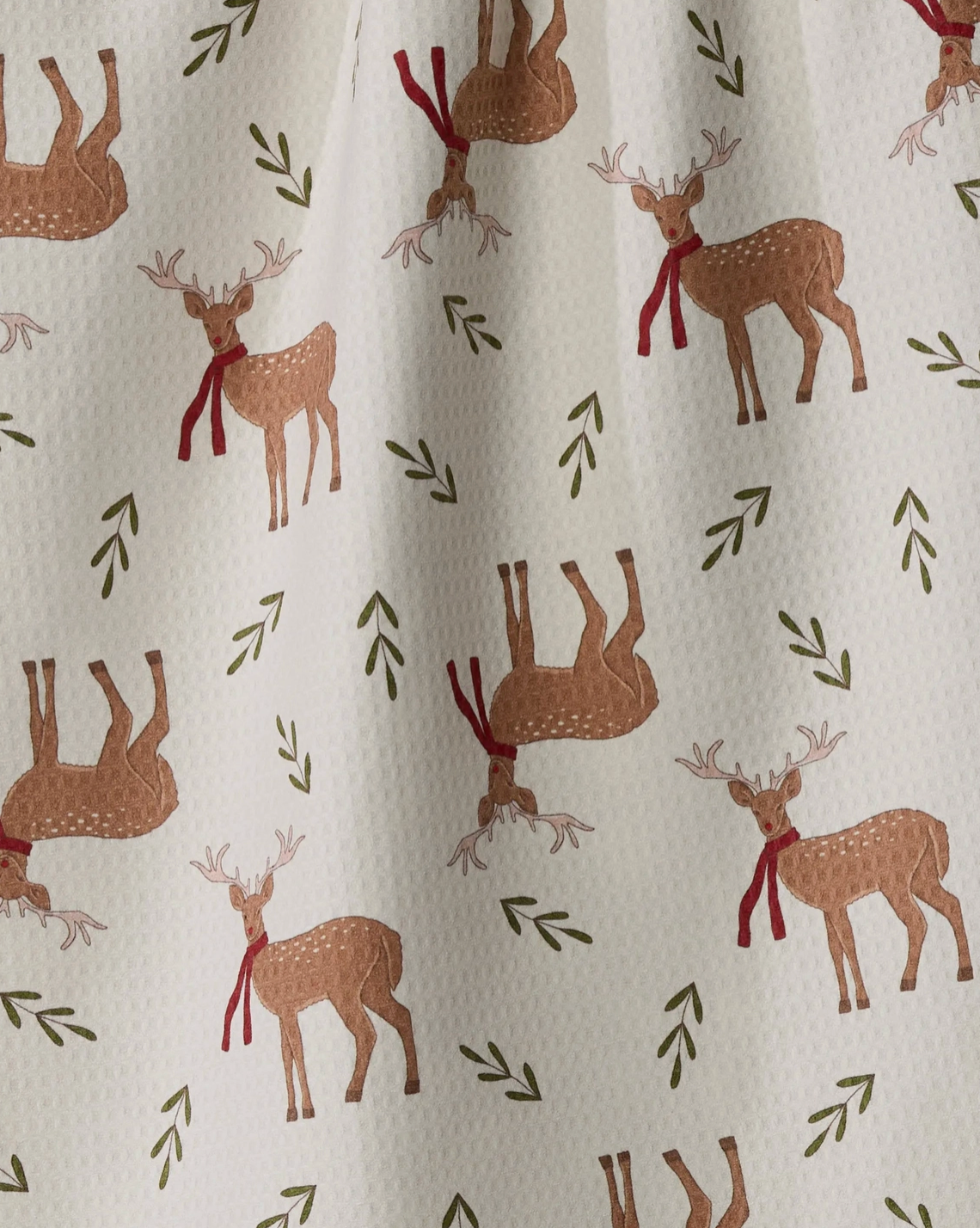 Winter Reindeer Luxe Kitchen Towel