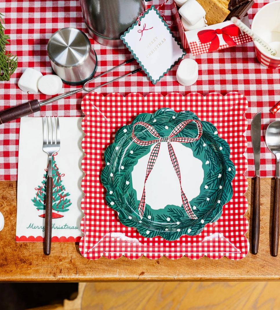 Merry Christmas Tree Paper Dinner Napkins