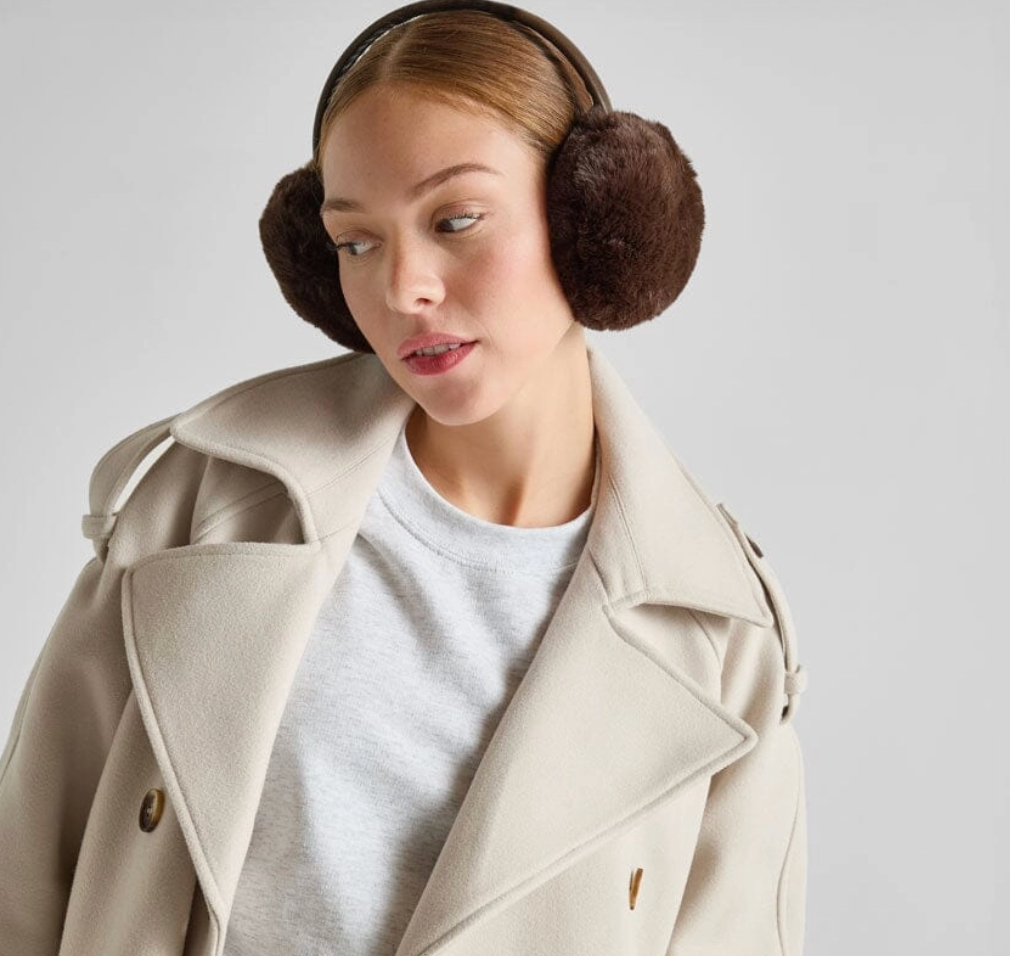 Mad Htr Faux Fur Earmuff - Chocolate