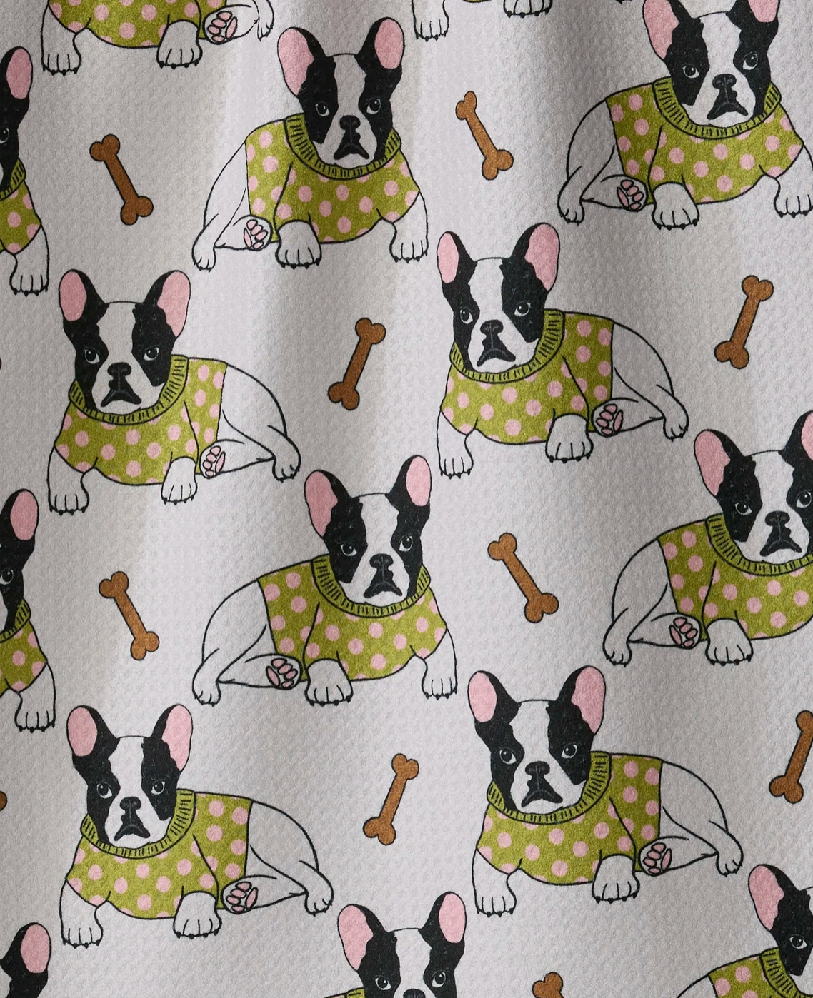 Frenchie Fun Tea Towel