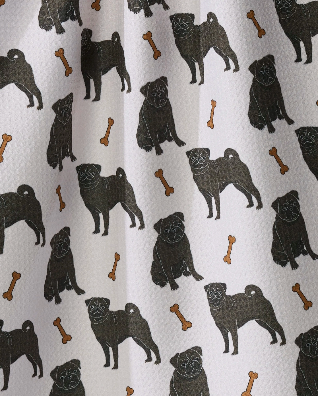 Pug Club Tea Towel