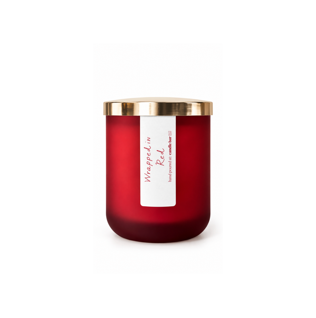 Wrapped in Red Candle - Velvet Vanilla