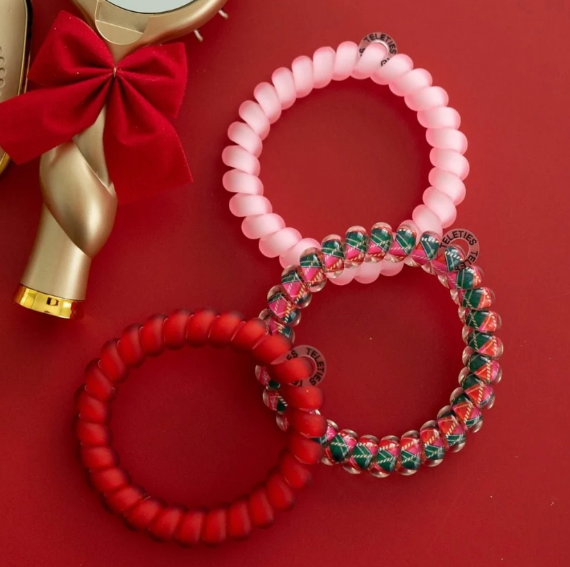 Spiral Hair Coils/Ties - Tied in Tartan
