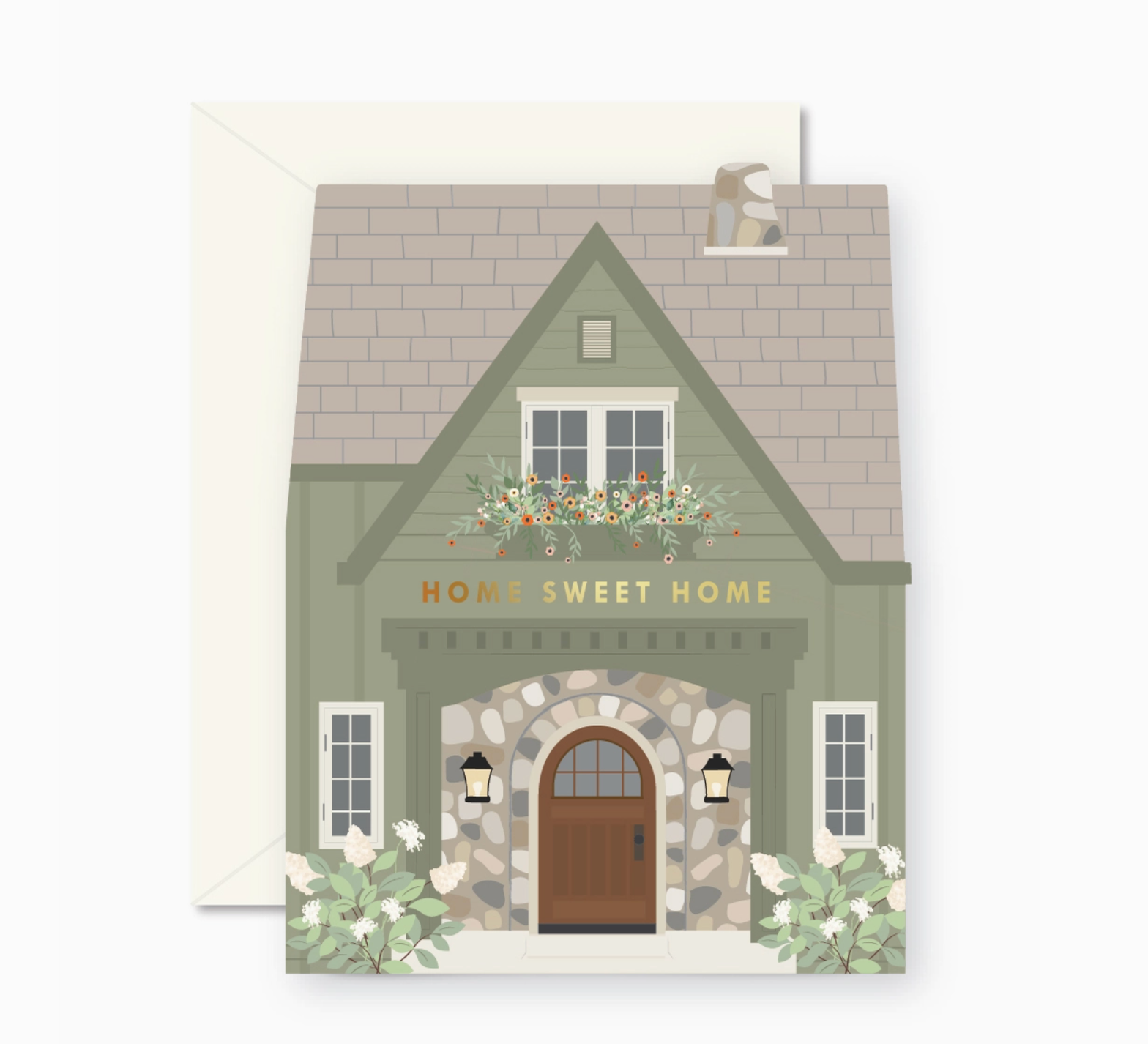 Green Home Sweet Home Card