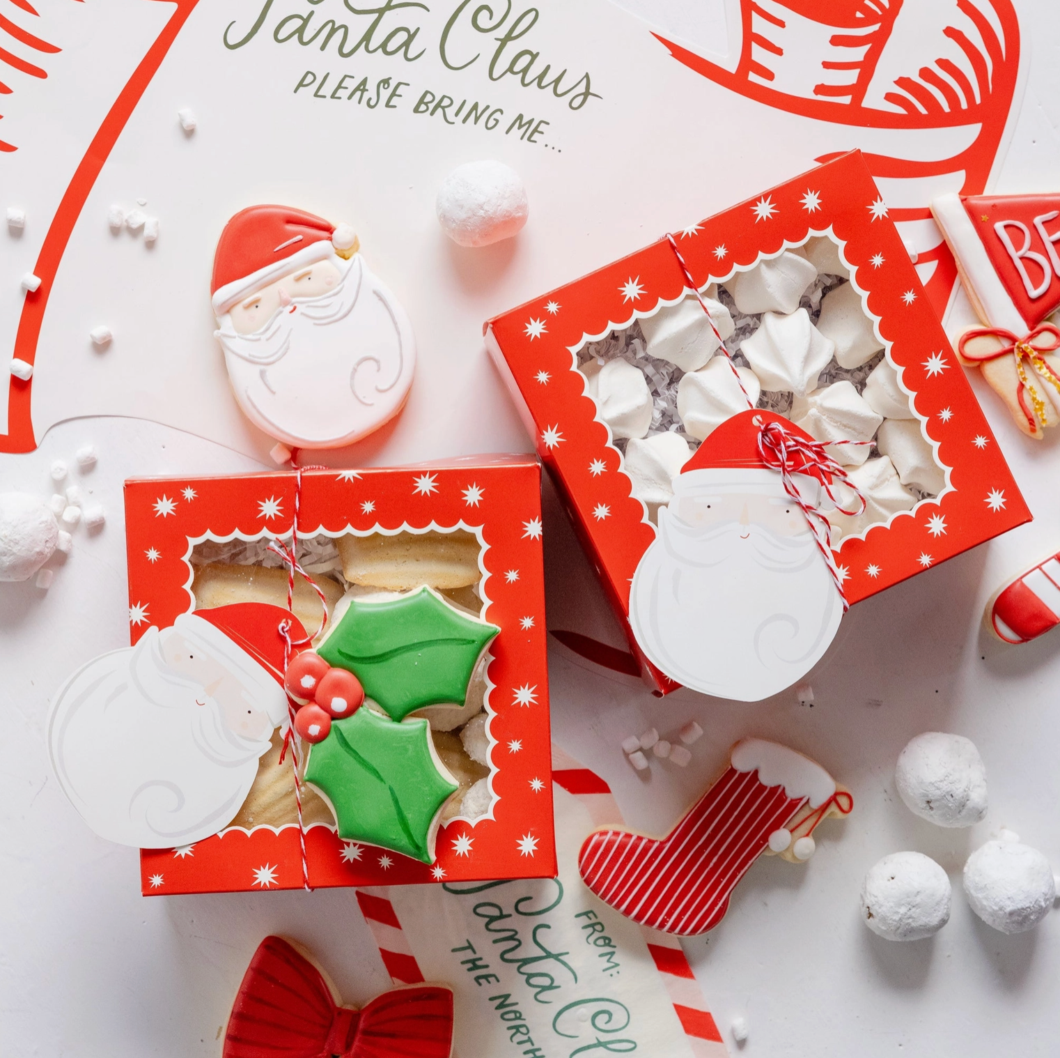 Santa Cookie Box