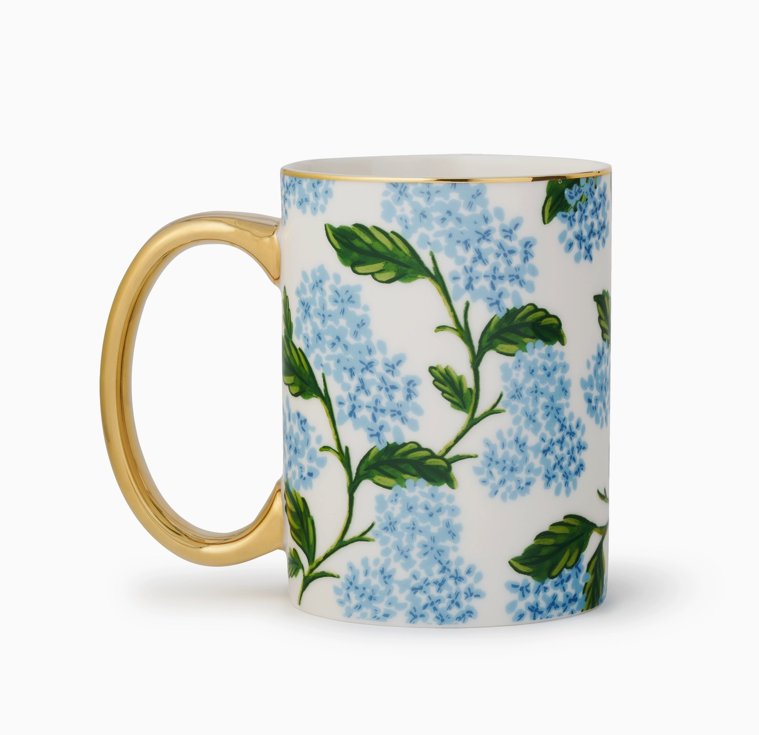 Hydrangea Porcelain Mug