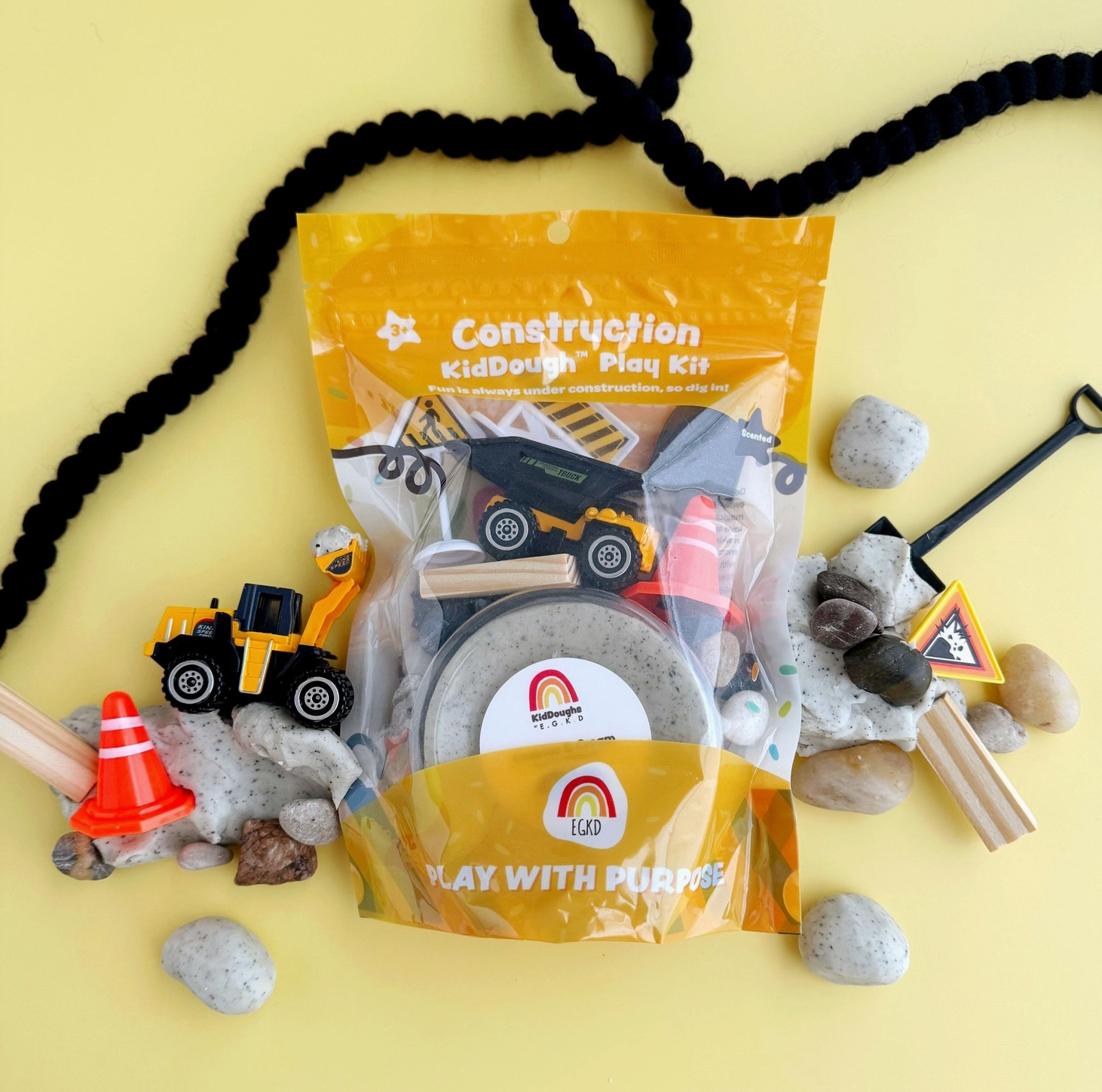 Construction Kiddough Play Kit
