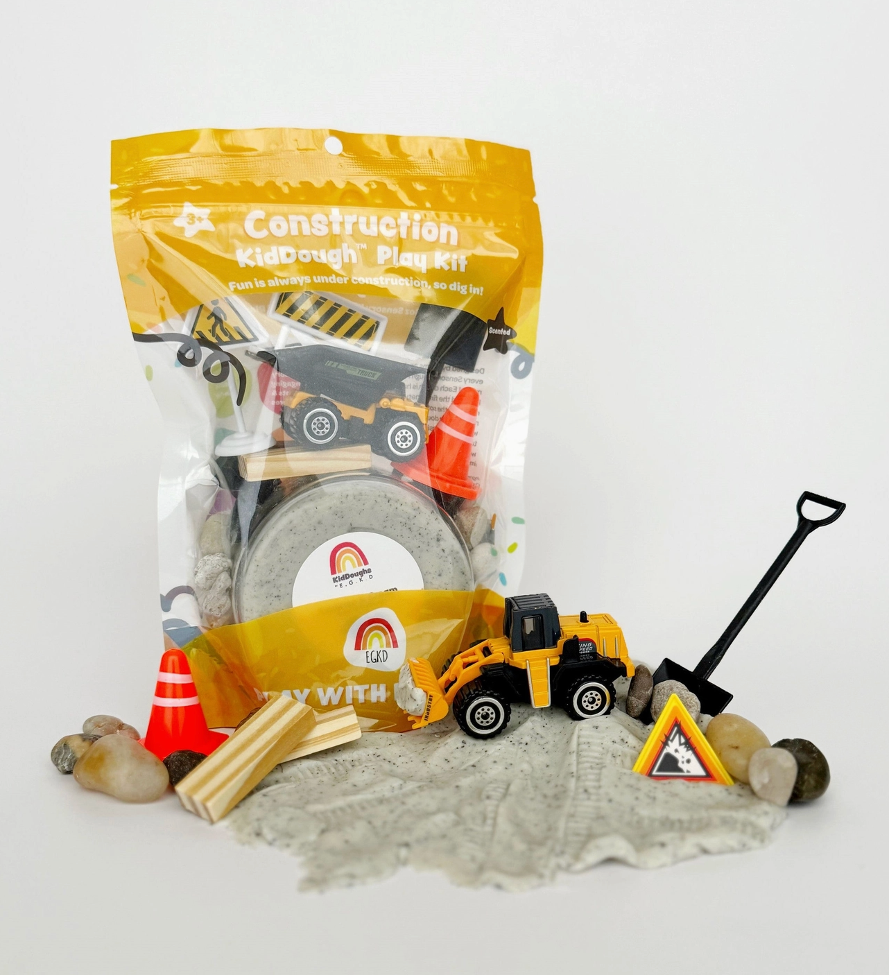 Construction Kiddough Play Kit