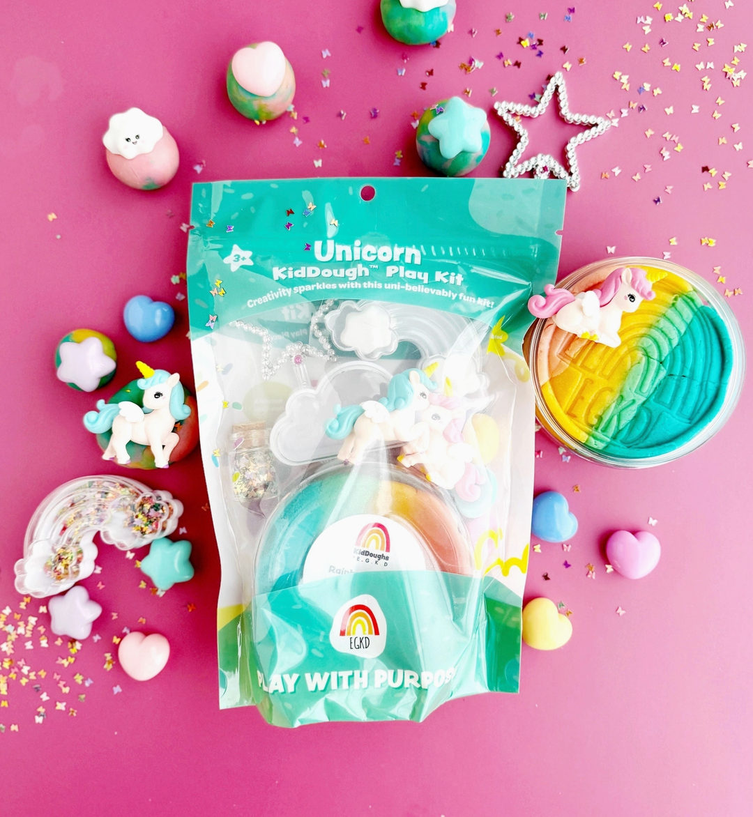 Unicorn Kiddough Play Kit