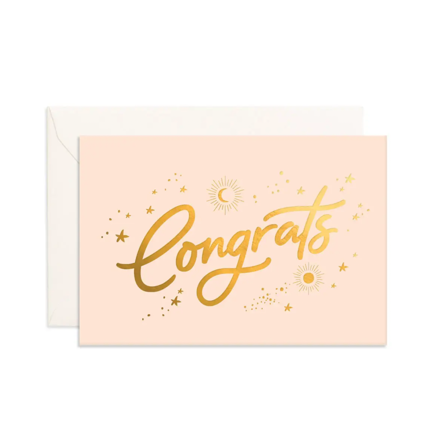 Congrats Stars Mini Greeting Card