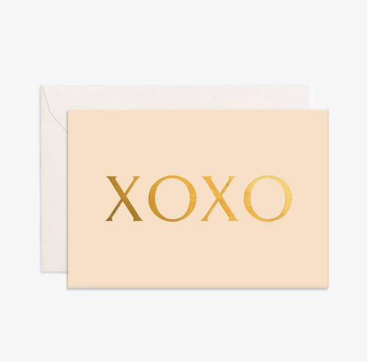 XOXO Mini Greeting Card
